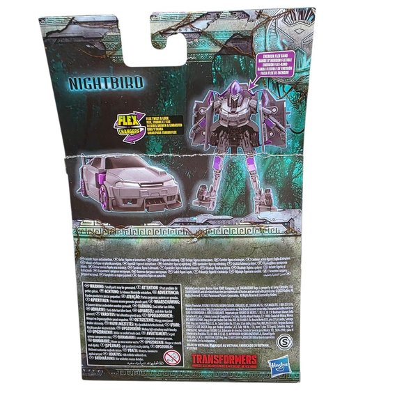 Transformers ROTB Nightbird Flex Changer 6" Figure Hasbro 2023 - Picture 5 of 5